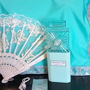 Lap Scarf and Hand Fans